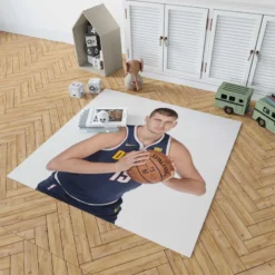Nikola Jokic Denver Nuggets NBA Basketball Rug 1