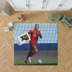 Norwegian Active Player Erling Haaland Rug