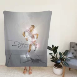 Novak Djokovic Grand Slam Tennis Player Fleece Blanket