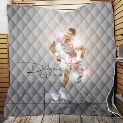 Novak Djokovic Grand Slam Tennis Player Quilt Blanket