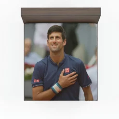 Novak Djokovic Strong Tennis Player Fitted Sheet