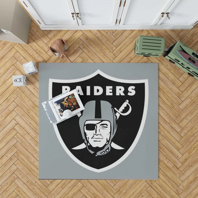 Oakland Raiders Professional NFL Football Player Rug