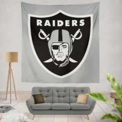 Oakland Raiders Professional NFL Football Player Tapestry