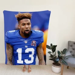 Odell Beckham Jr American Football Fleece Blanket