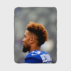 Odell Beckham Jr Star NFL Player Fleece Blanket 1