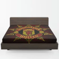 Official English Football Club Manchester United FC Fitted Sheet 1