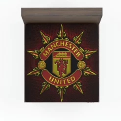 Official English Football Club Manchester United FC Fitted Sheet
