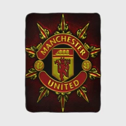 Official English Football Club Manchester United FC Fleece Blanket 1