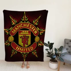 Official English Football Club Manchester United FC Fleece Blanket