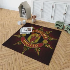 Official English Football Club Manchester United FC Rug 1