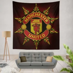 Official English Football Club Manchester United FC Tapestry