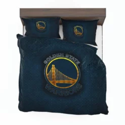 Official Golden State Warriors NBA Club Logo Bedding Set 1