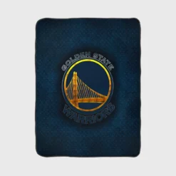 Official Golden State Warriors NBA Club Logo Fleece Blanket 1