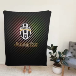Official Juventus FC Club Logo Fleece Blanket