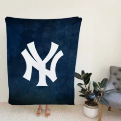 Official MLB Baseball Club Yankees Fleece Blanket