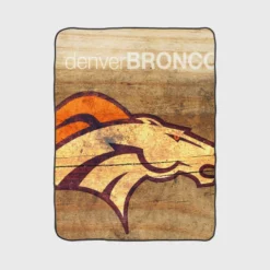 Official NFL Team Denver Broncos Fleece Blanket 1