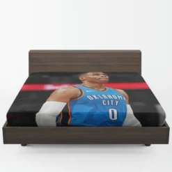 Oklahoma City Thunder Russell Westbrook Fitted Sheet 1