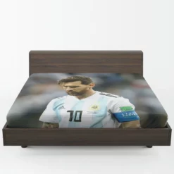 Olympic Footballer Player Lionel Messi Fitted Sheet 1