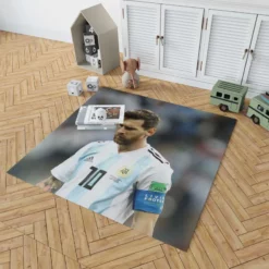 Olympic Footballer Player Lionel Messi Rug 1