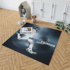 Olympic Footballer Sergio Ramos Rug 1