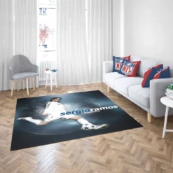 Olympic Footballer Sergio Ramos Rug 2