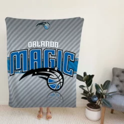 Orlando Magic Active American Basketball Team Fleece Blanket