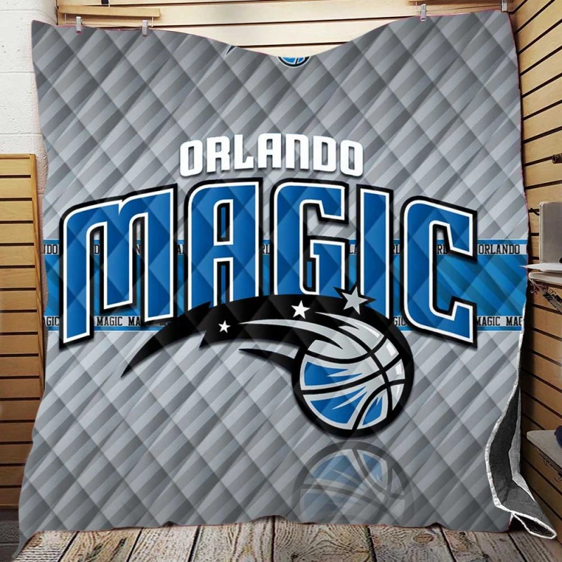 Orlando Magic Active American Basketball Team Quilt Blanket