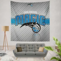 Orlando Magic Active American Basketball Team Tapestry