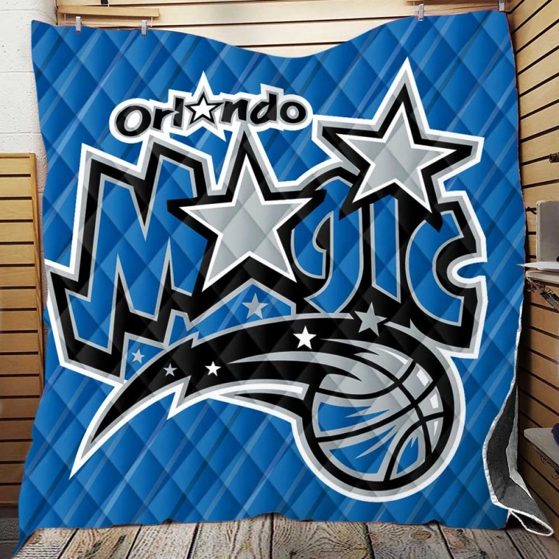 Orlando Magic Excellent NBA Backstab Team Quilt Blanket