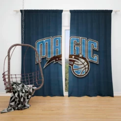 Orlando Magic Exciting American NBA Team Window Curtain