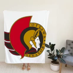 Ottawa Senators Popular NHL Hockey Team Fleece Blanket
