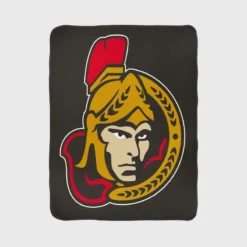 Ottawa Senators Professional Ice Hockey Team Fleece Blanket 1