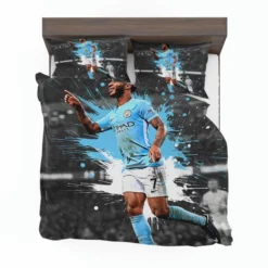 Outstanding Football Man City Raheem Sterling Bedding Set 1