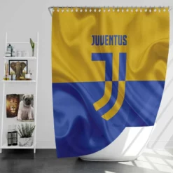 Outstanding Italian Soccer Club Juventus Logo Shower Curtain