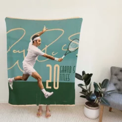 Outstanding Tennis Roger Federer Fleece Blanket