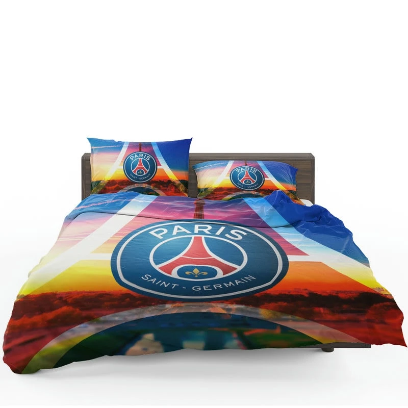 Paris Saint Germain FC Awarded Soccer Team Bedding Set