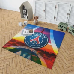 Paris Saint Germain FC Awarded Soccer Team Rug 1