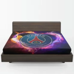 Paris Saint Germain FC Energetic Football Team Fitted Sheet 1