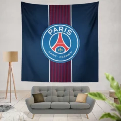 Paris Saint Germain FC Euro Football Club  Tapestry