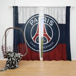 Paris Saint Germain FC Excellent Football Club Window Curtain
