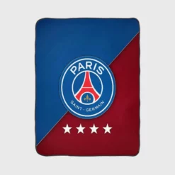 Paris Saint Germain FC Professional Football Club Fleece Blanket 1