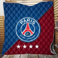Paris Saint Germain FC Professional Football Club Quilt Blanket