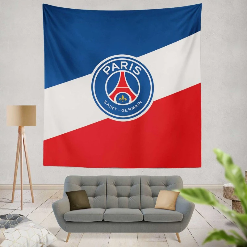 Paris Saint Germain FC Unique Football Player Tapestry