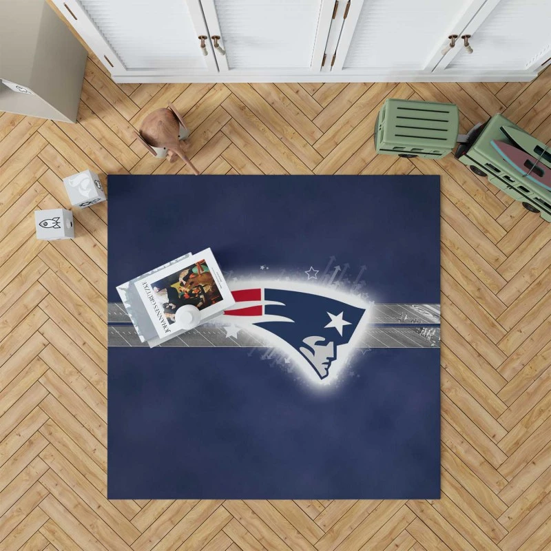 Partriots Professional American Football Team Rug