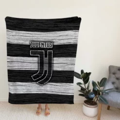 Passionate Football Club Juventus Logo Fleece Blanket