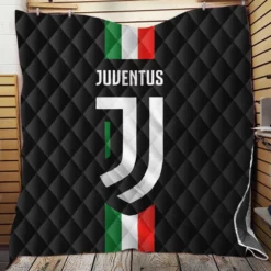 Passionate Italian Football Club Juventus Logo Quilt Blanket
