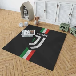 Passionate Italian Football Club Juventus Logo Rug 1