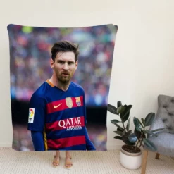 Passionate Sports Player Lionel Messi Fleece Blanket