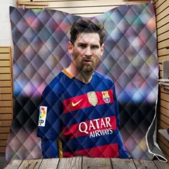 Passionate Sports Player Lionel Messi Quilt Blanket