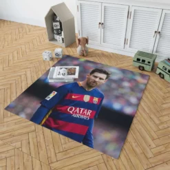 Passionate Sports Player Lionel Messi Rug 1